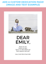 Load image into Gallery viewer, Flower Girl Customized Book